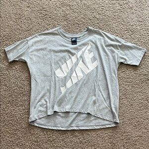 Nike Light Gray Logo Tee